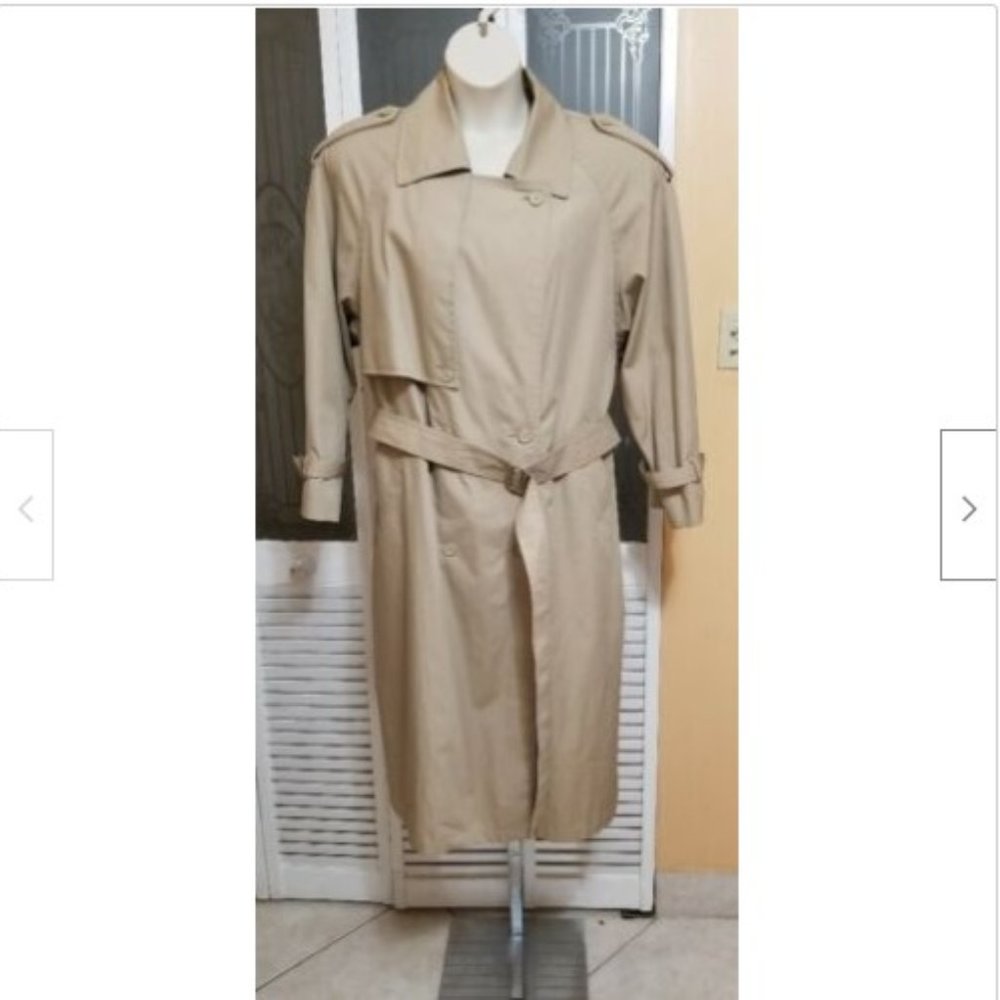 Saxton Hall Ladies Belted Trench Coat